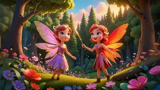 Three Fairy Friends Paint the Sky | Magical Song for Kids | Fantasy Rhymes and Learning Fun
