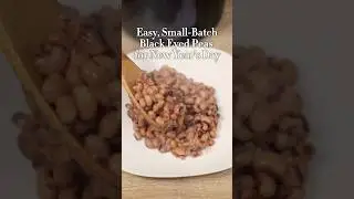 Black Eyed Peas for New Year&rsquo;s Day #recipe #newyear