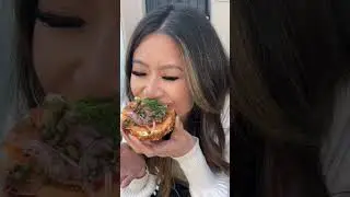 I waited 1 hour for this bagel in LA Courage Bagels