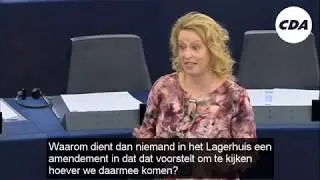 Esther de Lange in het Brexitdebat na de stemming in het Britse Lagerhuis