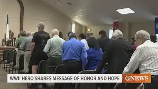 WWII local hero shares message of honor and hope