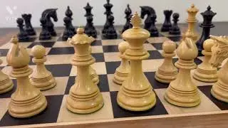 ROYAL CHESS MALL | PATTON STAUNTON | LUXURY CHESS PIECES ONLY SET - 4.2