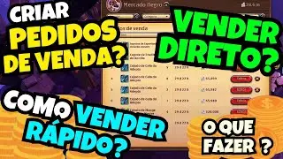 SE CRIAR PEDIDOS DE VENDA DEMORA A VENDER? - FLIP, CRAFT ou TRANSPORTE no ALBION?  PLANILHA FLIP #2