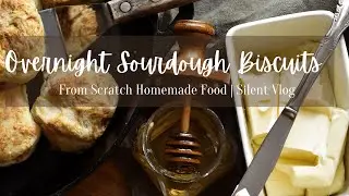 Overnight Sourdough Biscuits and Sausage Gravy