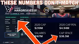 Why Does It Say I Have Cap Space In Madden, But I Can't Re-sign Players?!