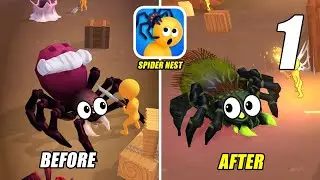 The Spider Nest - Gameplay Walkthrough Part 1 (IOS,Android) | Stick Crazee