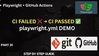 How to Run Only Smoke Tests in GitHub and Generate Report in Github Actioons | CI CD