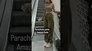 Amazon parachute pants.#trending fasion#amazon