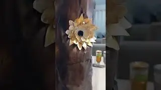 THE GOLDEN TREE 🎗️#art #artandcraft #artwork #artideas #craft #craftideas #goldenart#showpiece