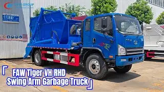 FAW Tiger VH 4x2 130HP Small Swing Arm Garbage Truck for Waste Collection#Waste Management