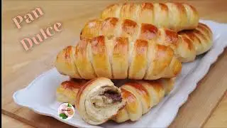 Pan Dulce Relleno SOLO 1 huevo DELICIOSO FACIL de HACER
