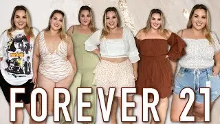 Forever 21 Plus Summer Swim, Shorts, & Dresses! Try-on HAUL | Sarah Rae Vargas