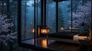 8 Hours Heavy Rain and Thunder Sounds ⚡🌧️ Sleep All Night