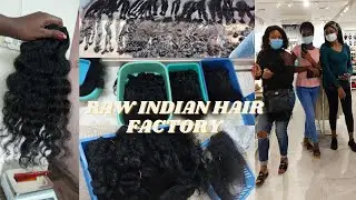 VLOG: Visits To Raw Indian Hair Factory In Chennai/Temple Hair