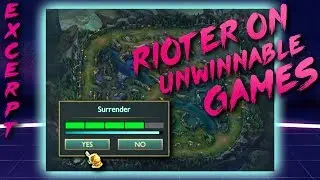 Rioter talks about unwinnable League games | Hotline League Excerpt