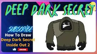 Draw Deep Dark Secret | Inside Out 2 | Step-by-Step Tutorial 🎨🧠