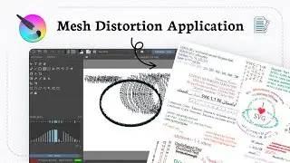 How to bend text in Krita (Vector Distorting)