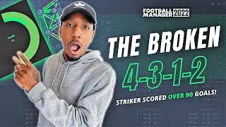 STRIKER SCORED 94 GOALS!!! A BROKEN 4312 FM22 TACTIC | FM22 TACTICS | FOOTBALL MANAGER 2022
