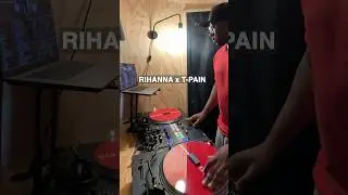 How does this work so well? #dj #djblend #turntabledj #turntablemix
