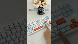 Linky87 Light Setting#keyboard #pc #mechanicalkeyboard #customkeyboard #asmr #gamingkeyboard