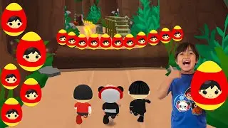 Tag with Ryan - Combo Panda vs Red T-Shirt Ryan vs Night Vision Ryan !