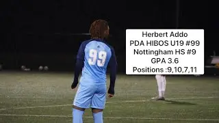 Herbert Addo (PDA) Nottingham HS 24-25 season highlights