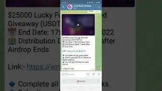 free air drop 1000 luna rush token just join telegram and fellow the steps telegram link is bellow
