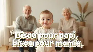 Bisou pour Papi, bisou pour Mamie ❤️ | Chanson &eacute;mouvante sur l&rsquo;amour des grands-parents