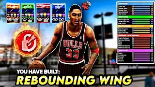 THE REBOUNDING WING FROM NBA 2K20 is BACK and BETTER in NBA 2K23 - NEW META SF - w/ BEST BADGES!!