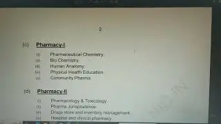 Indian Army Sepoy Pharma Examination Syllabus ✔️ #indianarmy #sepoypharma