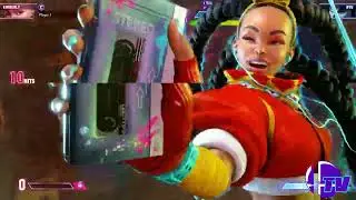 Shark Fights #9 Winners Round 2   Blockbuster Jon Ryu Vs  Tengoman Kimberly   SF6 Tournament