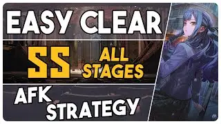 All SS Stages | SS-1 to SS-8 | AFK Easy Strategy |【Arknights - アークナイツ】