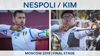 Mauro Nespoli v Kim Woojin – recurve men semifinal | Moscow 2019 World Cup Final
