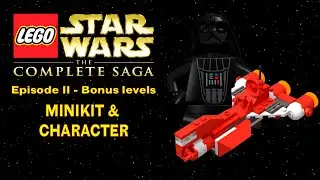 LEGO Star Wars: TCS - Episode II, Bonus Levels (Minikit & Character) - Gameplay Walkthrough - 1080p