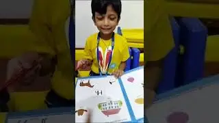 #Eurokids pre school Manhandeeh Basti #изучение буквы H #детский сад #занятия #занятиявдетском саду #