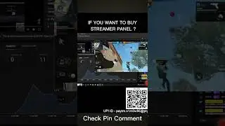 FREE FIRE STREAMER PANEL || CHECK PIN COMMENT 📌 || #viral #shorts