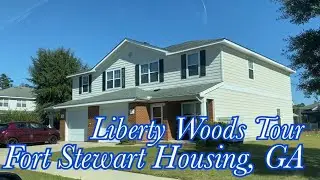 #pcs To Fort Stewart // Ft Stewart housing //Liberty Woods, GA. //พาทัวร์บ้านในค่ายทหาร //รัฐจอเจีย