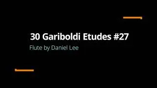 Gariboldi Study No. 27 in f# minor from Thirty Easy and Progressive Studies
