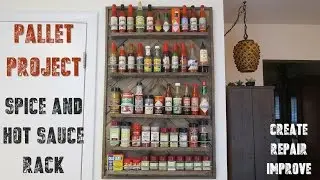 How to Make a Spice Rack From Recycled Pallet Wood