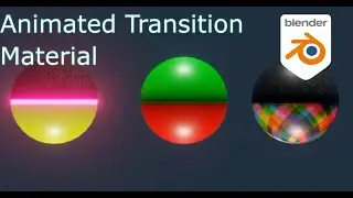 Blender 2.8+ procedural animated transition material tutorial in Urdu/Hindi