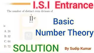 ISI MMath Entrance Previous Year Question | ISI Entrance Number Theory Question Solution