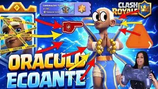 TESTEI O NOVO L&Iacute;DER OR&Aacute;CULO ECOANTE 😱 | COMBINA&Ccedil;&Atilde;O T&Aacute;TICA #ClashRoyale #Gameplay