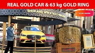 63 KG Ka Asli Gold Ring  | Real Gold Car | Dubai Gold Souk Full Tour | Vlog #0099