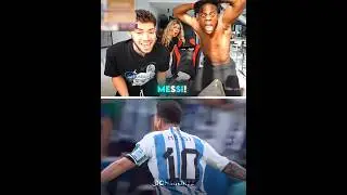 IShowSpeed is a Messi Fan? 😳 #ishowspeed #shorts