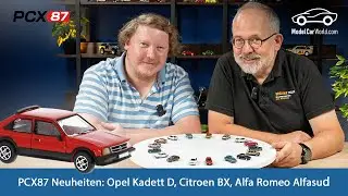 Von der Stra&szlig;e ins Regal: Opel Kadett D, Citro&euml;n BX und Alfa Romeo Alfasud als Miniaturmodelle!