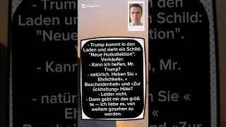 Trump Anekdote / Witze / Lustige Situation  #witz #lachen   #spa&szlig;   #deutscherhumor