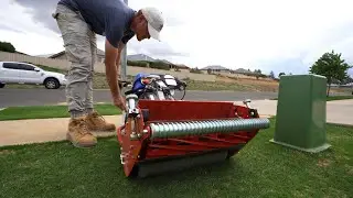First Cut On The Renovated TifTuf Couch (Bermuda) // Protea Brush Cartridge