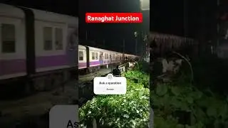 Express Ranaghat Station #reels #train #travel #publictransport #railwaystation