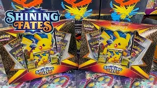 Amazing pull rates in a Shining Fates Pikachu V Box!