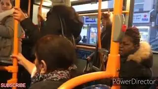 punjabi Naseem Aunty fight and argument with black women in bus at London